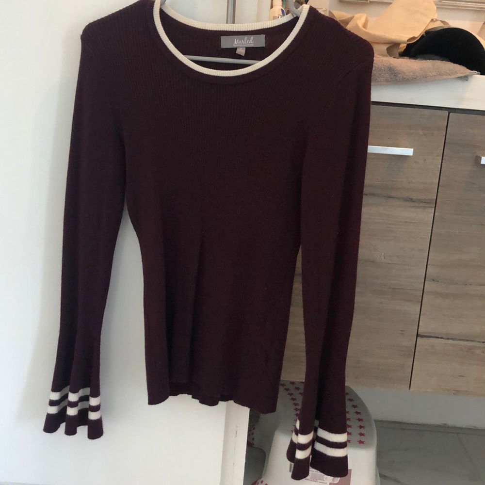 Bell sleeve sweater